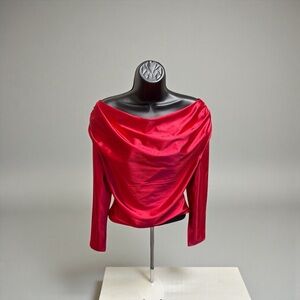 Express Vibrant Red Top